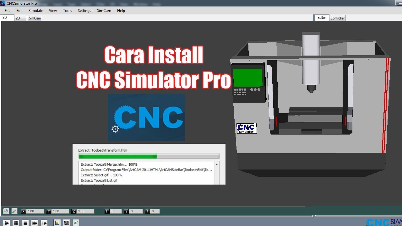 Software simulasi mesin cnc download